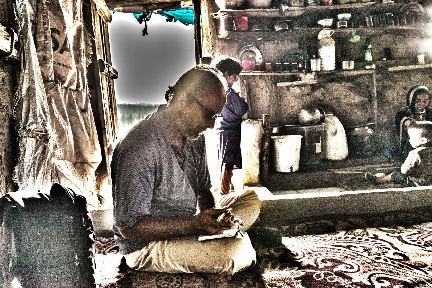 Jean duPlessis writing living with Gujjar gypsies in the himalayas jammu kashmir