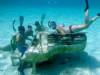 Exuma snorkeling mermaid piano